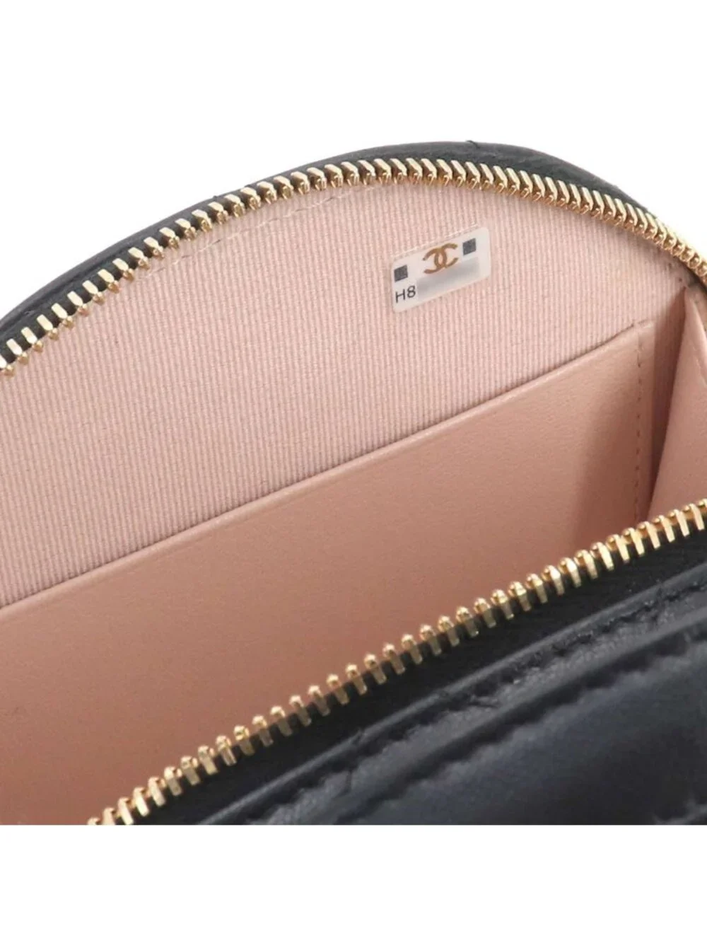 Chanel Quilted Mini Chain Shoulder Bag Lambskin Black